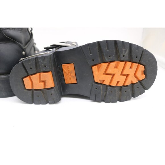 X Element Women's Black Advanced Lace-Up Motorcycle Boots-Leather-6.5M-Biker - Picture 10 of 13